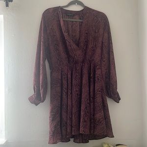 Long Sleeve Mini Dress